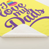 Ik hou van mijn vaders - LGBTQ Vaderdag Pride Sherpa Deken (3/4)