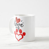 Ik hou van mijn valentijn, mok (Voorkant links)