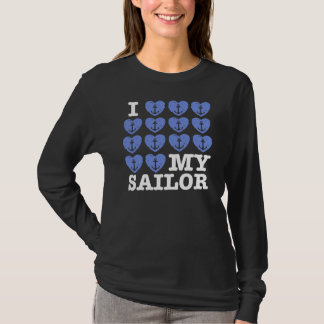 Ik hou van mijn verkoper t-shirt