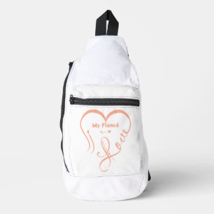 Ik hou van mijn verloofde • Jij = ♥ 🫳🏻💍 Sling Bag