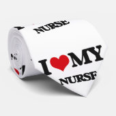 Ik hou van mijn verpleegster stropdas (Opgerold)