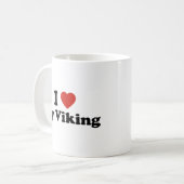 Ik hou van mijn Viking Coffee Mok (Voorkant links)