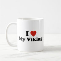 Ik hou van mijn Viking Coffee Mok