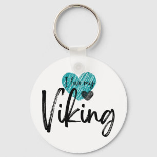 Ik hou van mijn Viking Sleutelhanger