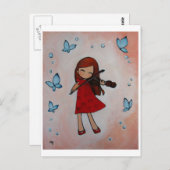 Ik hou van mijn Violin Briefkaart (Voorkant / Achterkant)