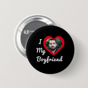 Ik hou van mijn vriend Bae Gepersonaliseerde aange Ronde Button 5,7 Cm