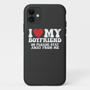 Ik hou van mijn vriend dus blijf alsjeblieft bij m iPhone 11 hoesje