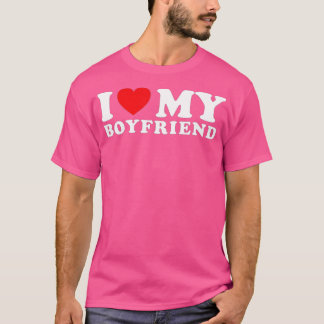 Ik hou van mijn vriend, ik hoor mijn vriend BF T-shirt