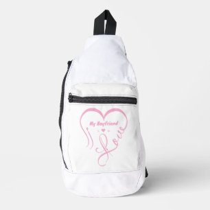 Ik hou van mijn vriend ik ♥ ons sling bag