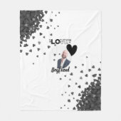 Ik hou van mijn VRIEND Man PAPA Opa Broer Fleece Deken (Voorkant)