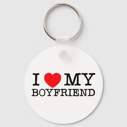 Ik hou van mijn vriend sleutelhanger (Voorkant)