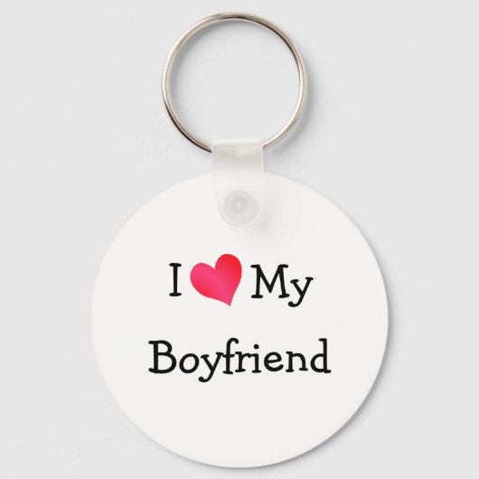 Ik hou van mijn vriend Sleutelhanger (Voorkant)