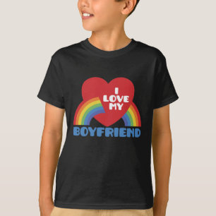 Ik hou van mijn vriend t-shirt