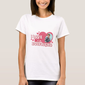 Ik hou van mijn vriend T-shirt, Ik hart mijn vrien T-shirt