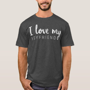 Ik hou van mijn vriend Vriendin dat overeenkomt me T-shirt