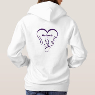 Ik hou van mijn vrienden - Knuffels Hoodie