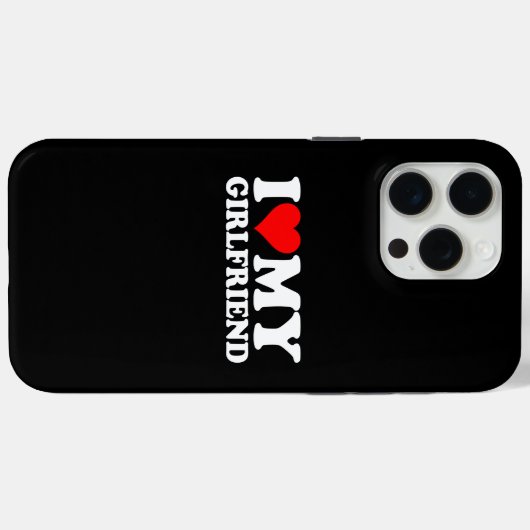 Ik hou van mijn Vriendin 1BK1 Case-Mate iPhone Case (Achterkant (horizontaal))