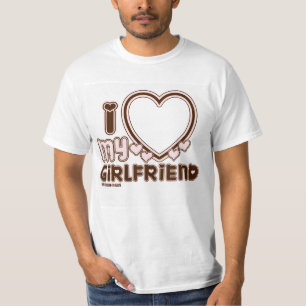 Ik hou van mijn Vriendin, aangepast T-shirt