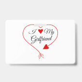 " ik hou van mijn vriendin " badge (Achterkant)