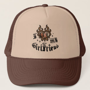 Ik hou van mijn vriendin - Cheetah - DingusDesign Trucker Pet