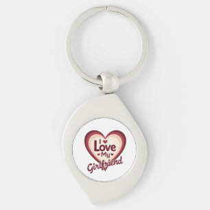 Ik Hou Van Mijn Vriendin Custom Sleutelhanger