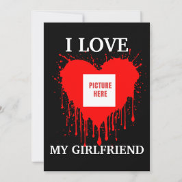 IK HOU VAN MIJN VRIENDIN CUSTOM VALENTIJNSDAG KAART