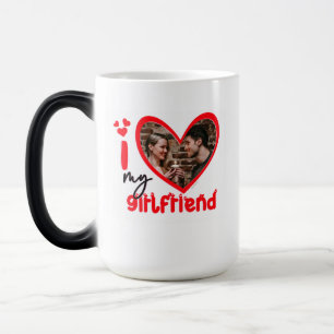 Ik hou van mijn Vriendin Foto Gift Coffee Mok