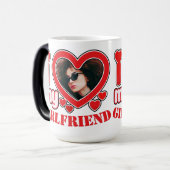 Ik hou van mijn Vriendin gepersonaliseerde foto te Magische Mok (Voorkant links)