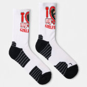 Ik hou van mijn Vriendin gepersonaliseerde foto te Sokken (Rechts)