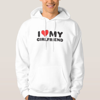 Ik hou van mijn vriendin GF ik hart mijn vriendin Hoodie