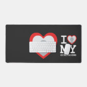 Ik hou van mijn vriendin hartfoto bureaumat (Keyboard & Muis)