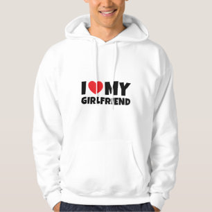 Ik hou van mijn Vriendin, ik hart mijn vriendin Hoodie
