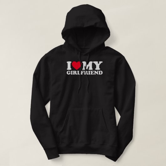 Ik hou van mijn Vriendin. Ik hoor mijn Vriendin GF Hoodie (Design voorkant)