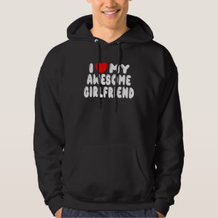 Ik hou van mijn vriendin Ik hou van mijn geweldige Hoodie