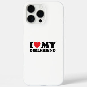 Ik hou van mijn vriendin Klassiek iPhone 16 Pro Max Hoesje
