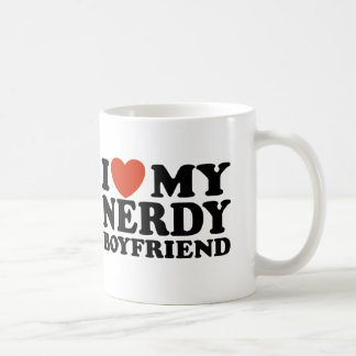 Ik hou van mijn vriendin Nerdy Boyvriend Koffiemok