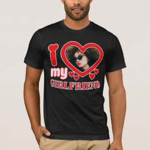 Ik hou van mijn Vriendin op maat T-shirt