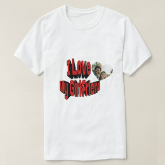 Ik hou van mijn vriendin op maat  t-shirt