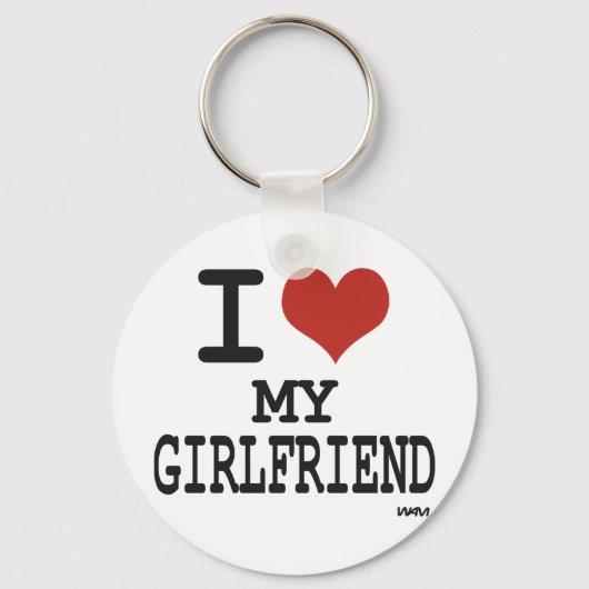 Ik hou van mijn vriendin sleutelhanger (Voorkant)