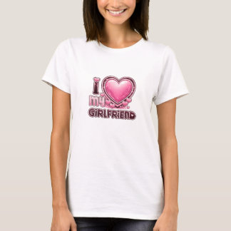 Ik hou van mijn vriendin T-shirt