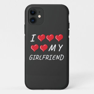 Ik hou van mijn vriendin T-Shirt iPhone 11 Hoesje