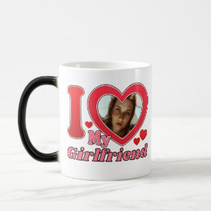 Ik hou van mijn Vriendin vriend vrouw man foto Magische Mok