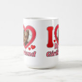 Ik hou van mijn Vriendin vriend vrouw man foto Magische Mok (Midden)