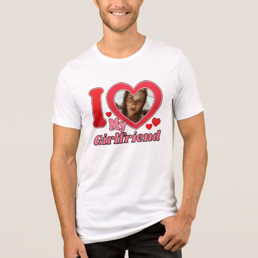 Ik hou van mijn Vriendin, Vriendin Tri-Blend Shirt (Voorkant)