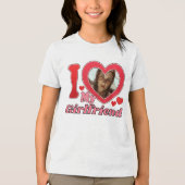 Ik hou van mijn Vriendin, Vriendin Tri-Blend Shirt (Voorkant)