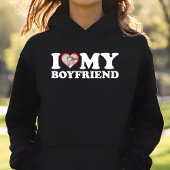 Ik hou van mijn vriendje aangepaste foto Valentijn Trui