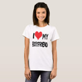 Ik hou van mijn vriendje. t-shirt (Voorkant volledig)