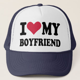 Ik hou van mijn vriendje trucker pet