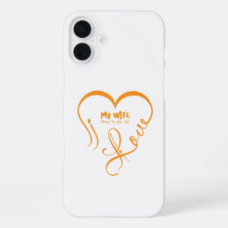 Ik hou van mijn vrouw • Altijd aan jouw zijde iPhone 16 Plus Hoesje