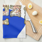 "Ik hou van mijn vrouw" Art Print Theedoek (Quarter Fold)